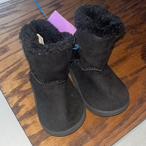 Infant girls black boots